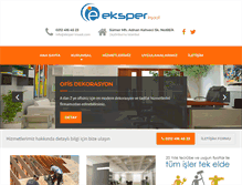 Tablet Screenshot of eksper-insaat.com